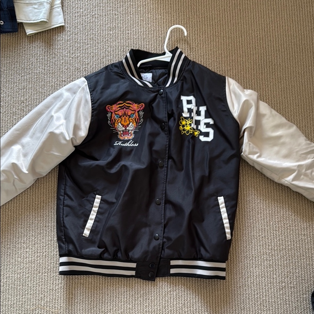 Black and White Varsity Jacket